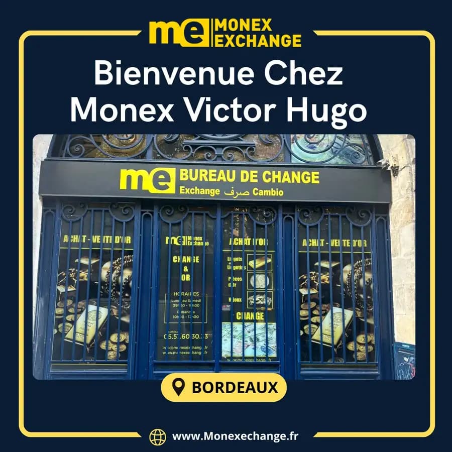 Rachat d'or et métaux précieux Cours Victor Hugo Bordeaux