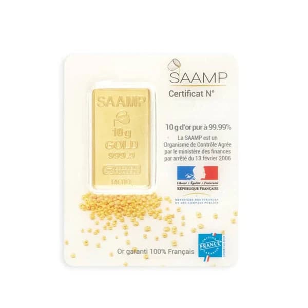 Lingot d'or 10 g