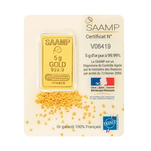 Lingot d'or 5 g